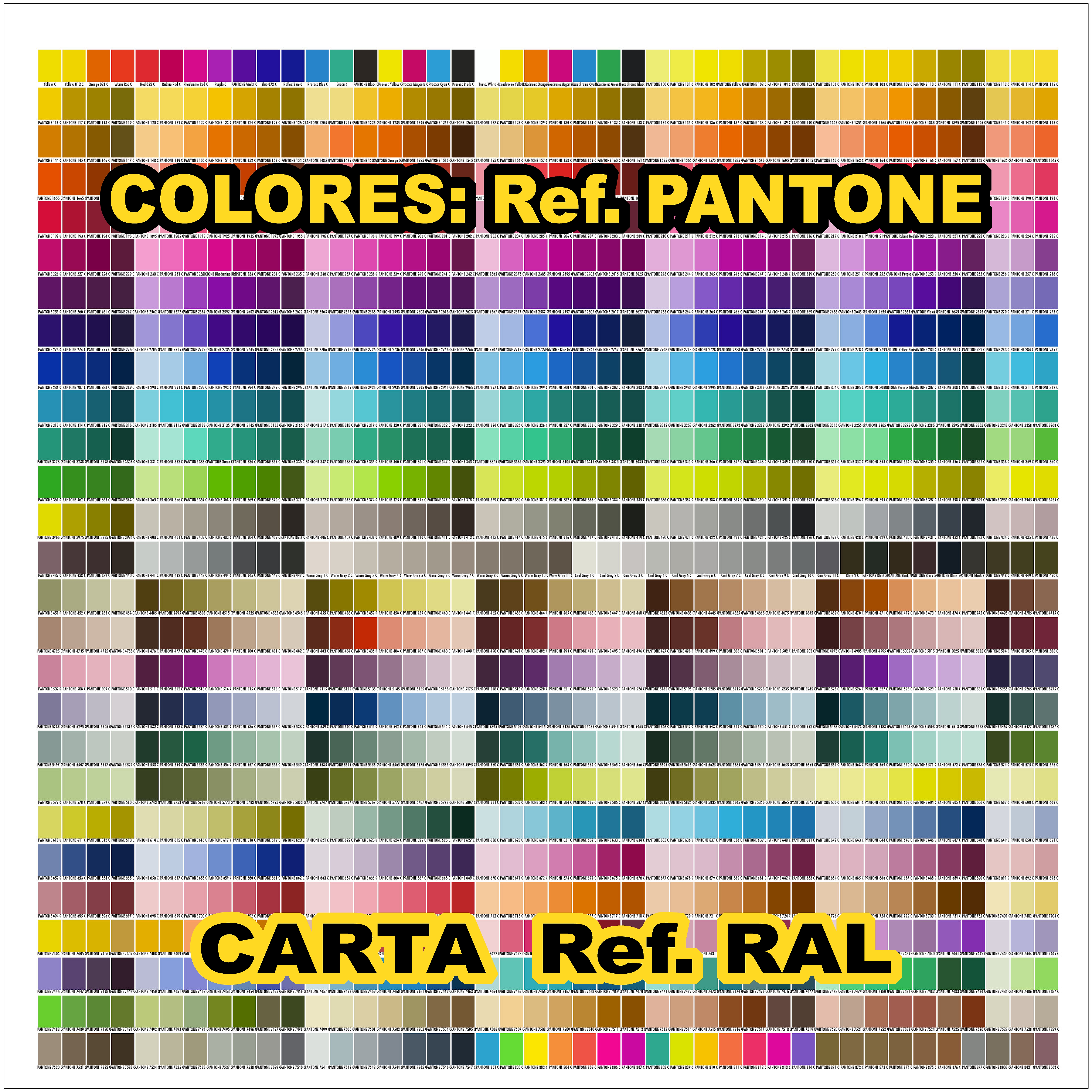 DOMINIO GARANTIZADO: COLORES PANTONE - COLORES RAL    WRAPPING - PPF